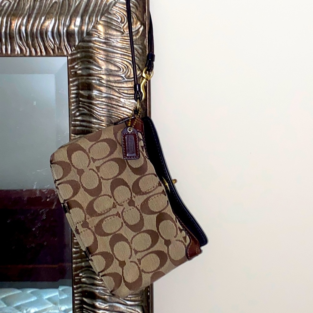 Coach (faux) wristlet